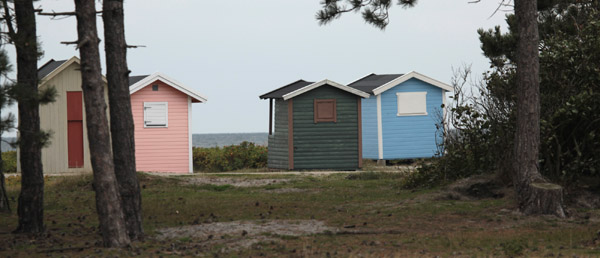 Strandhuisjes bij Skanör